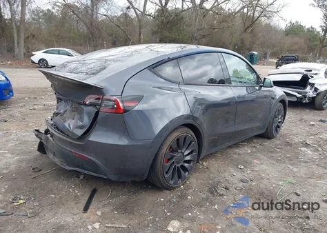 2022 Tesla Model Y Performance Dual Motor All-Wheel Drive z USA, uszkodzony, nr VIN 7SAYGDEF2NF508002